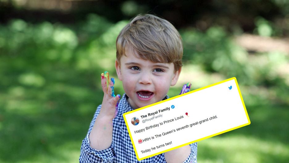 Książę Louis skończył 2 lata
