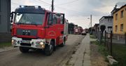 Mysłowice. Pożar domu. W środku butle z gazem, ranne dwie osoby
