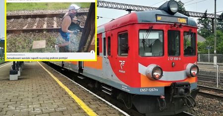 Wandale pomalowali pociąg pełen pasażerów. "Wszechobecna bezradność"