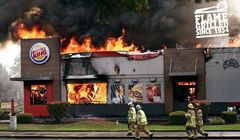 Restauracje płonące po grillowaniu w reklamach Burger Kinga