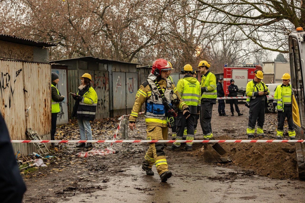 Pożar gazu na os. Podwawelskim