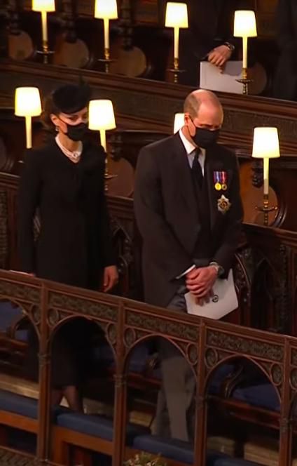 Książę William, księżna Kate – pogrzeb księcia Filipa