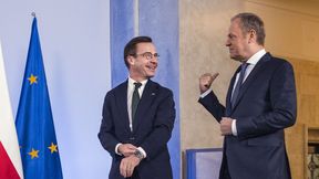 Premier Szwecji dumny z awansu. Nagle wspomniał o Donaldzie Tusku