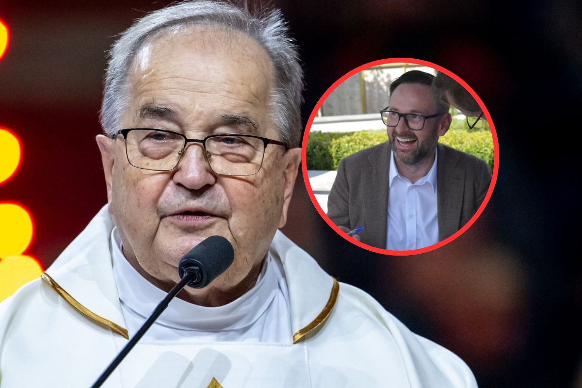 Stoisko Obajtka na imprezie Rydzyka. Spójrzcie, jaka cena kubka