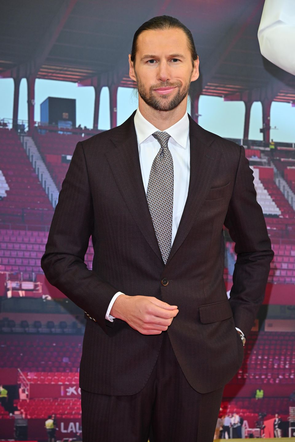 Grzegorz Krychowiak z Celią Januat na premierze serialu o sobie