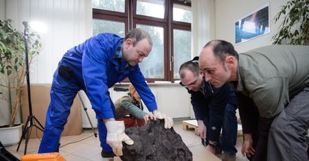 Największy meteoryt znaleziony w Polsce. Waży 261 kg!