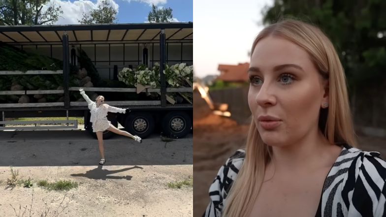 Andziaks pochwaliła się ciężarówką pełną ogrodowych roślin