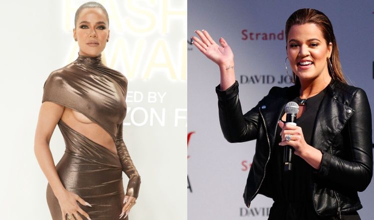 Khloé Kardashian showcased her transformed figure.