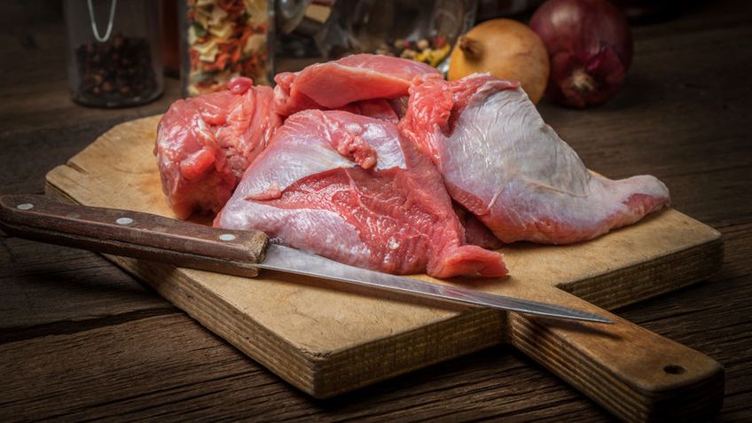 Surowe mięso drobiowe oddzielone mechanicznie