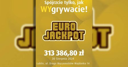 Szczęście uśmiechnęło się w Lublinie. Wygrana ponad 300 tys. zł w Eurojackpot