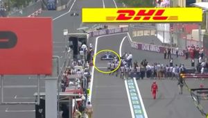Bolid F1 jechał w tłum dziennikarzy! Absurdalna sytuacja w trakcie Grand Prix Azerbejdżanu [WIDEO]
