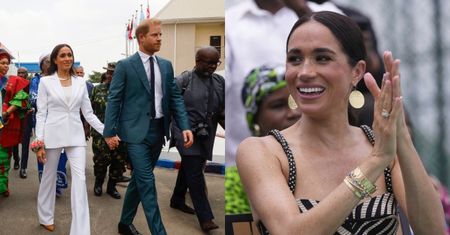 Meghan Markle kontynuuje wizytę w Nigerii. Eksksiężna zaprezentowała się w DWÓCH KOSZTOWNYCH stylizacjach. Klasa? (ZDJĘCIA)