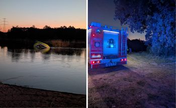 Wypadek motolotni pod Grójcem. Pilot zahaczył o linię energetyczną