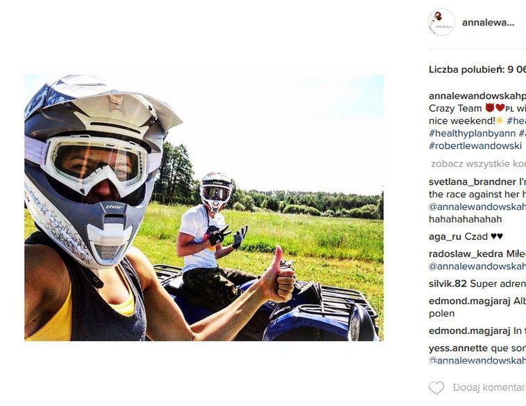 Robert i Anna Lewandowscy odpoczywają na Mazurach