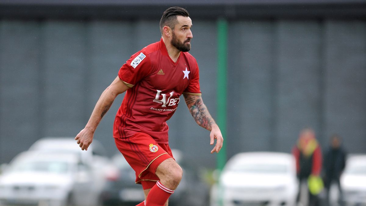 WP SportoweFakty / Krzysztof Porębski / Na zdjęciu: Marcin Wasilewski w barwach Wisły Kraków