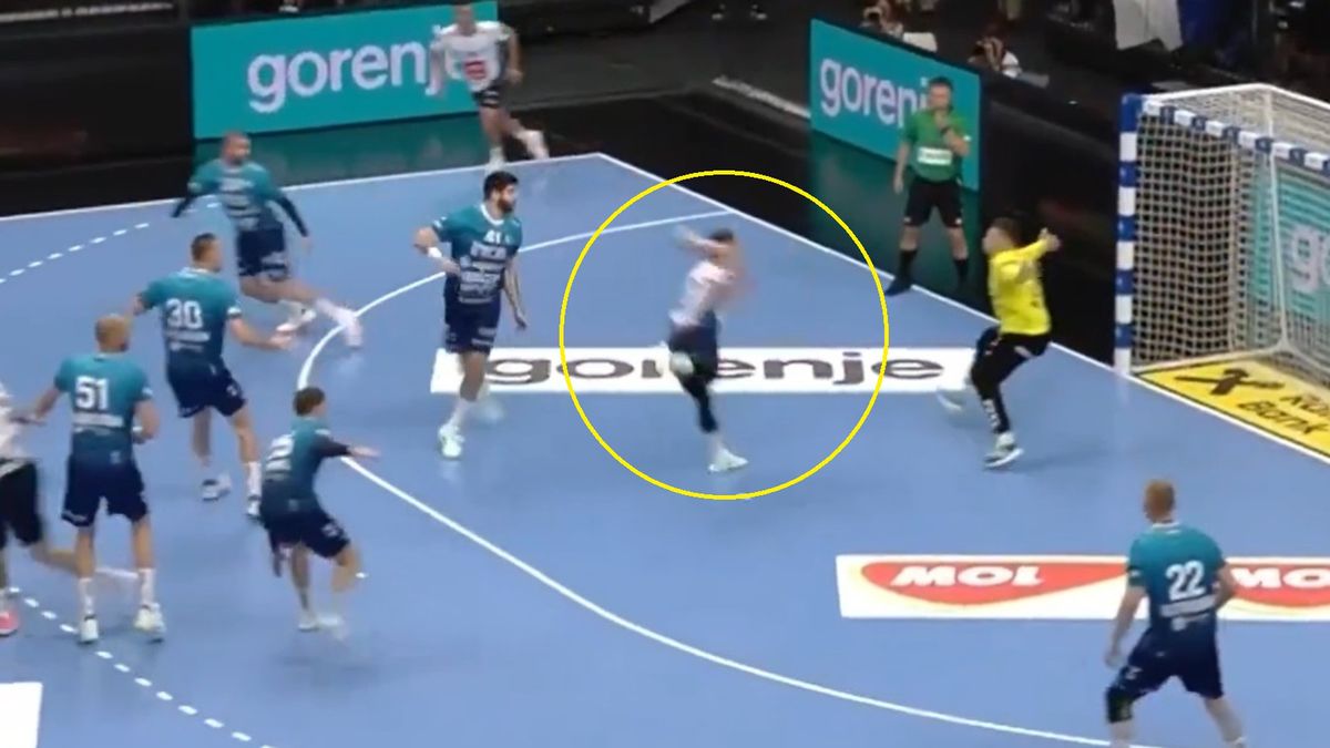 Twitter / Eurosport Polska / kontrowersja w meczu OTP Bank-Pick Szeged - Orlen Wisła Płock