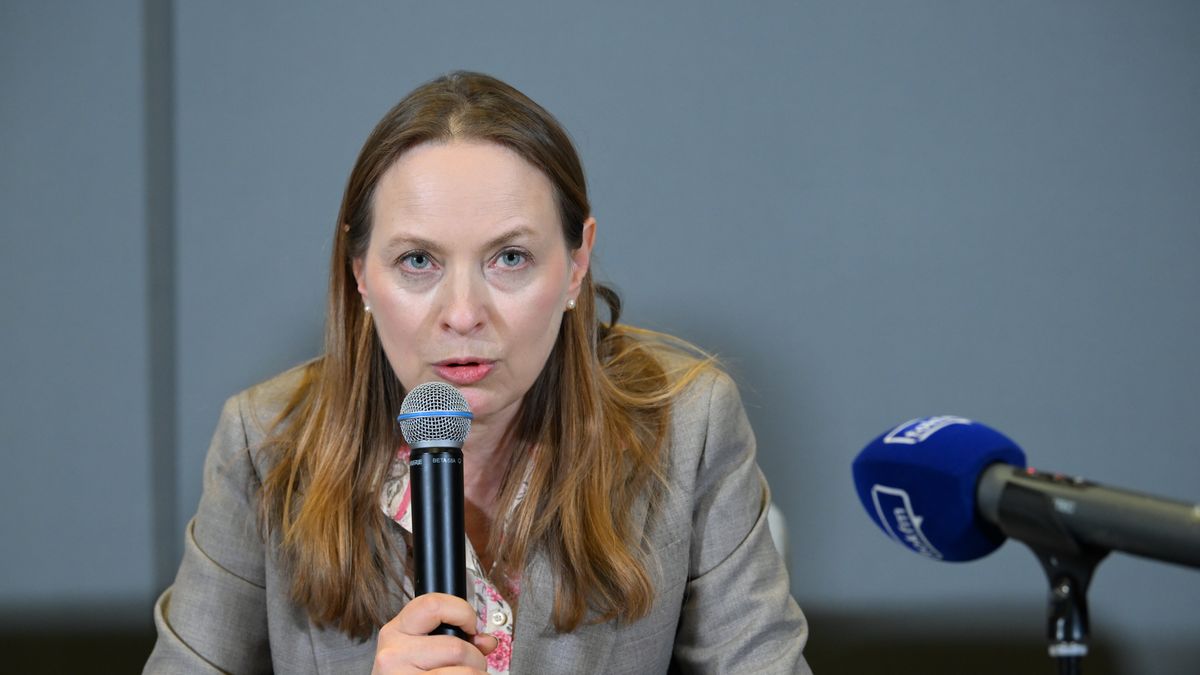 Katarzyna Pełczyńska-Nałęcz
Gdynia, 30.03.2026. Minister funduszy i polityki regionalnej Katarzyna Pełczyńska-Nałęcz podczas konferencji prasowej w Muzeum Emigracji w Gdyni, 30 bm. W trakcie spotkania podpisano umowy na projekty usamodzielniania wychowanków pieczy zastępczej. (jm) PAP/Andrzej Jackowski
Andrzej Jackowski
fundusze, Muzeum Emigracji, podpisanie, podpisanie umowy, polityka, umowa, wizyta krajowa, piecza zastępcza, wychowankowie, krajowa, wizyta, Pełczyńska Nałęcz, Pilotażowe programy usamodzielniania młodzieży z pieczy, usamodzielnienie, zastępczej