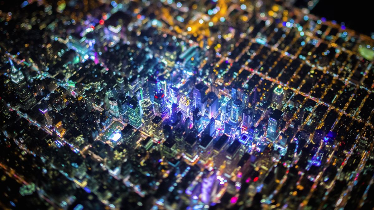 Vincent Laforet, Canon 1D-X i Nowy Jork nocą wysokości ponad 2 km 1