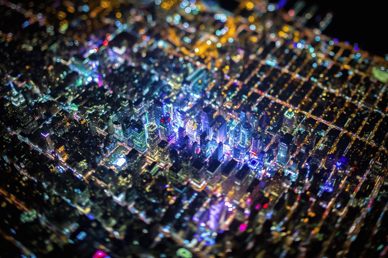 Vincent Laforet, Canon 1D-X i Nowy Jork nocą wysokości ponad 2 km