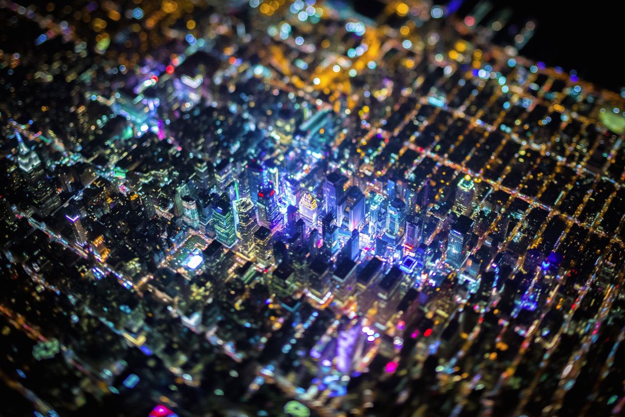 Vincent Laforet, Canon 1D-X i Nowy Jork nocą wysokości ponad 2 km