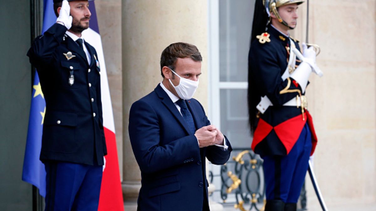 Prezydent Francji Emmanuel Macron