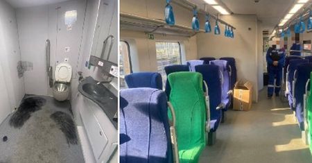 Szokujące odkrycie w rosyjskim pociągu. Znaleziono go w toalecie