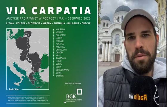 Dziennikarz Radia Wnet przemierza trasę z Kłajpedy do Salonik. Krzysztof Skowroński nadaje z krajów bałtyckich