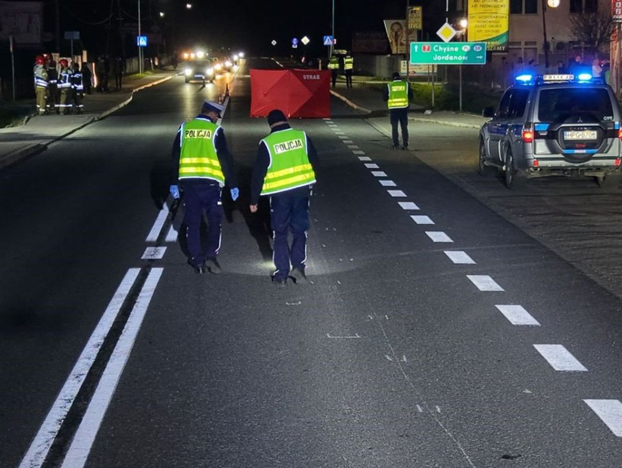 Nowy Targ: Wypadek na DK7. 13-letni rowerzysta śmiertelnie potrącony