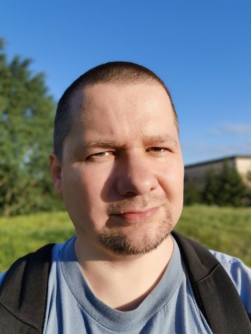 Huawei P40 Pro Plus przedni aparat selfie rozmycie