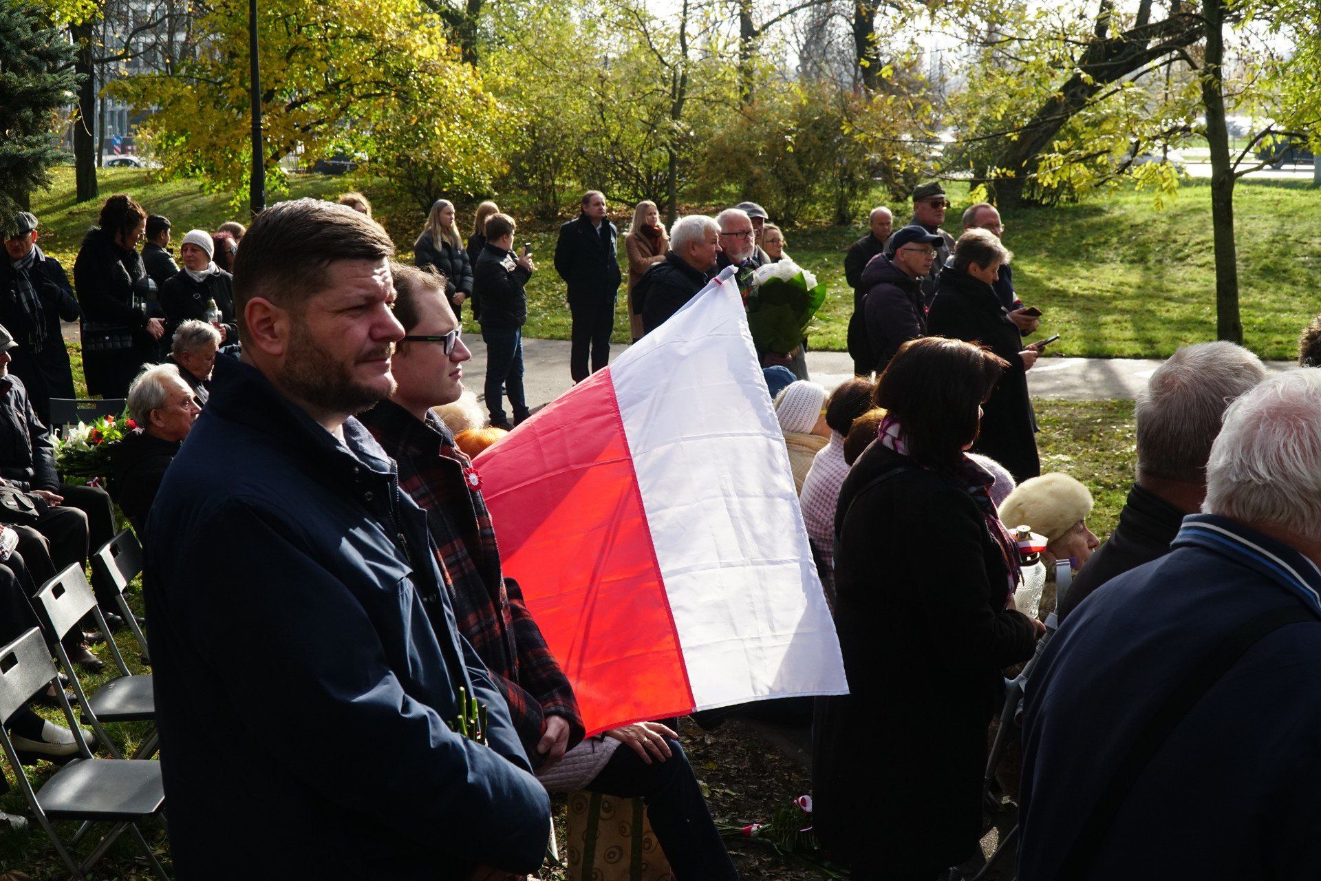 Uroczystość przy Pomniku Wypędzonych Wielkopolan
