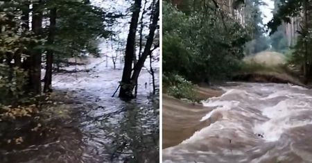 Wał nie wytrzymał. Fala dociera do Krzywej