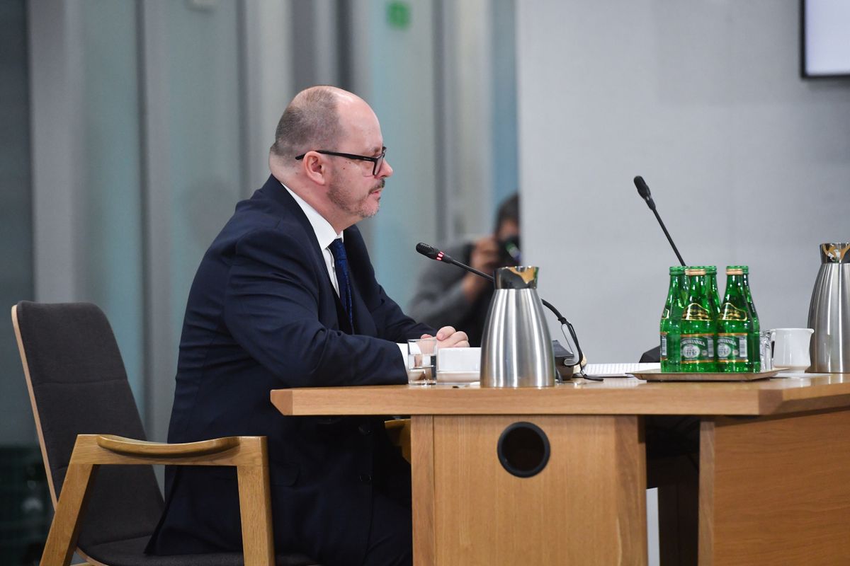 Przemysław Sypniewski zeznawał przed komisją śledczą