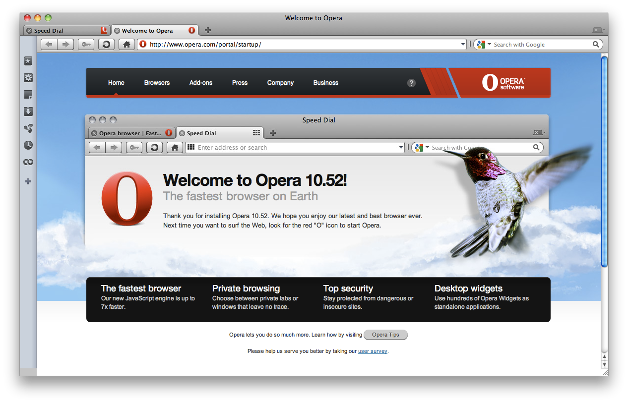 Opera 10.52 na Mac – kolejny demon prędkości? 1