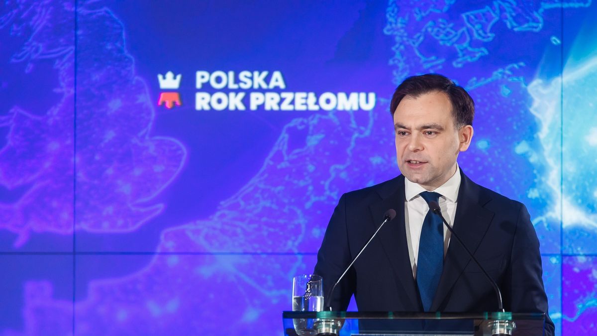 Minister finansów Andrzej Domański 