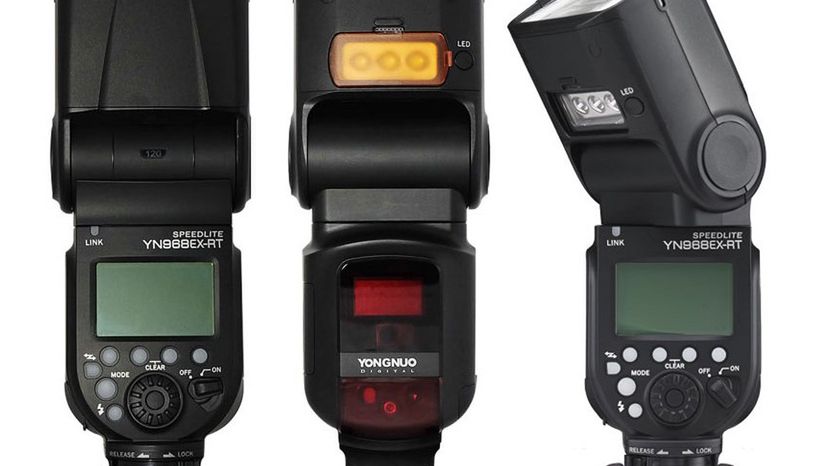 Yongnuo YN968EX-RT - lampa błyskowa ze światłem Led do filmowania 1