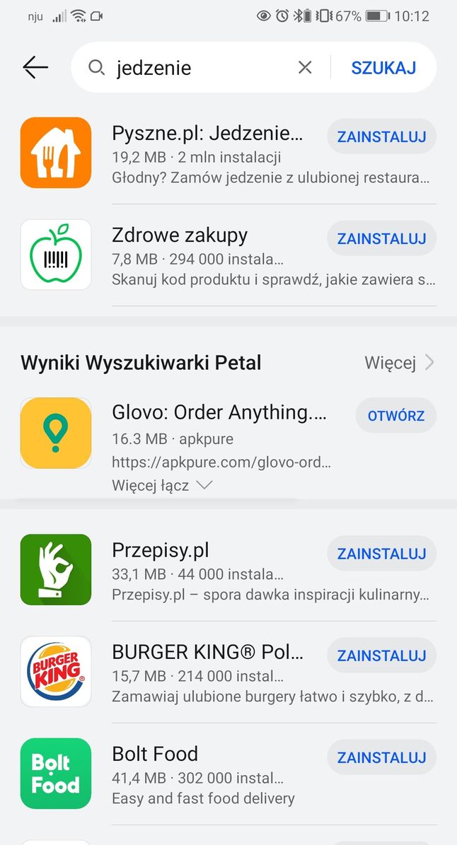 Zgłodniałeś ze smartfonem Huawei? Z pewnością szybko ucieszysz swoje podniebienie i brzuch