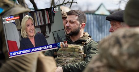 Le Pen "absolutnie nie żałuje" słów o aneksji Krymu. Rechot przy pytaniu o zakaz wjazdu do Kijowa