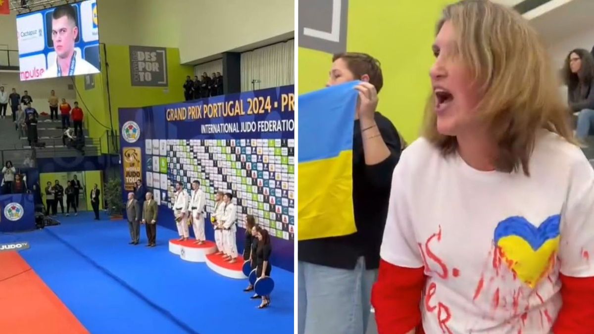 Ukraińcy protestowali w czasie Grand Prix w judo