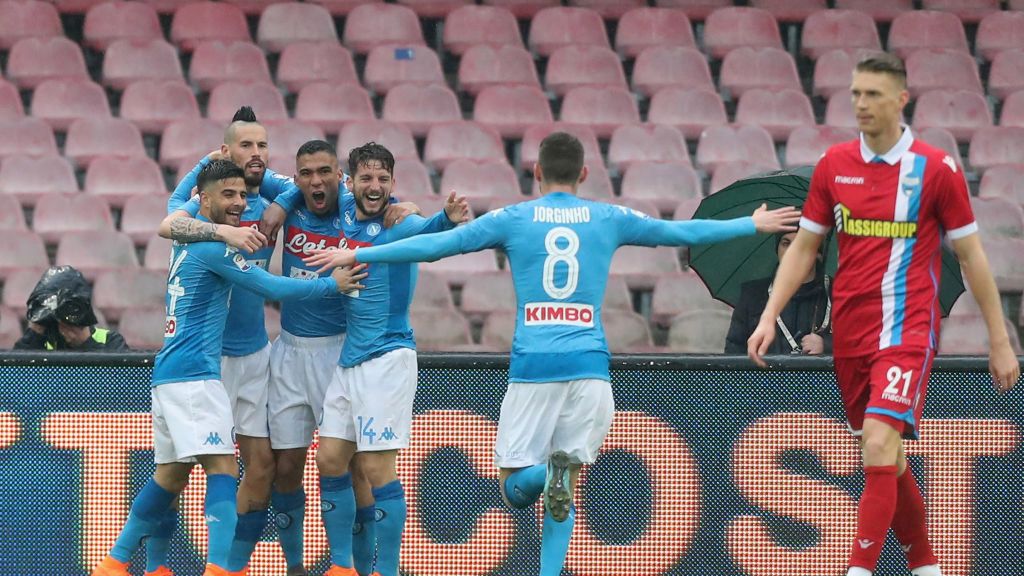 Getty Images / Maurizio Lagana / Na zdjęciu: piłkarze SSC Napoli