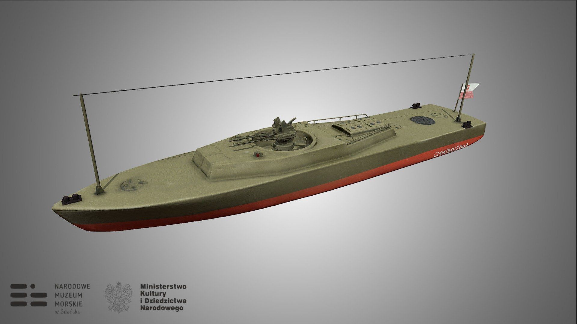 Wizualizacja kutra KU-30