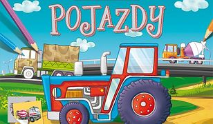 Koloruję i naklejam. Pojazdy