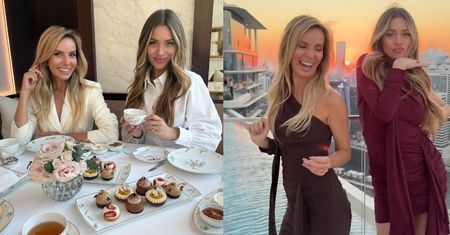 Izabela Janachowska i Marcelina Zawadzka pałaszują babeczki i pląsają na dubajskim tarasie: "Nasi chłopcy z synami, MY SAME"