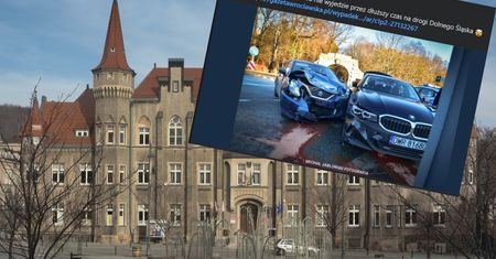 Ścigali piratów drogowych. Rozbili policyjne BMW