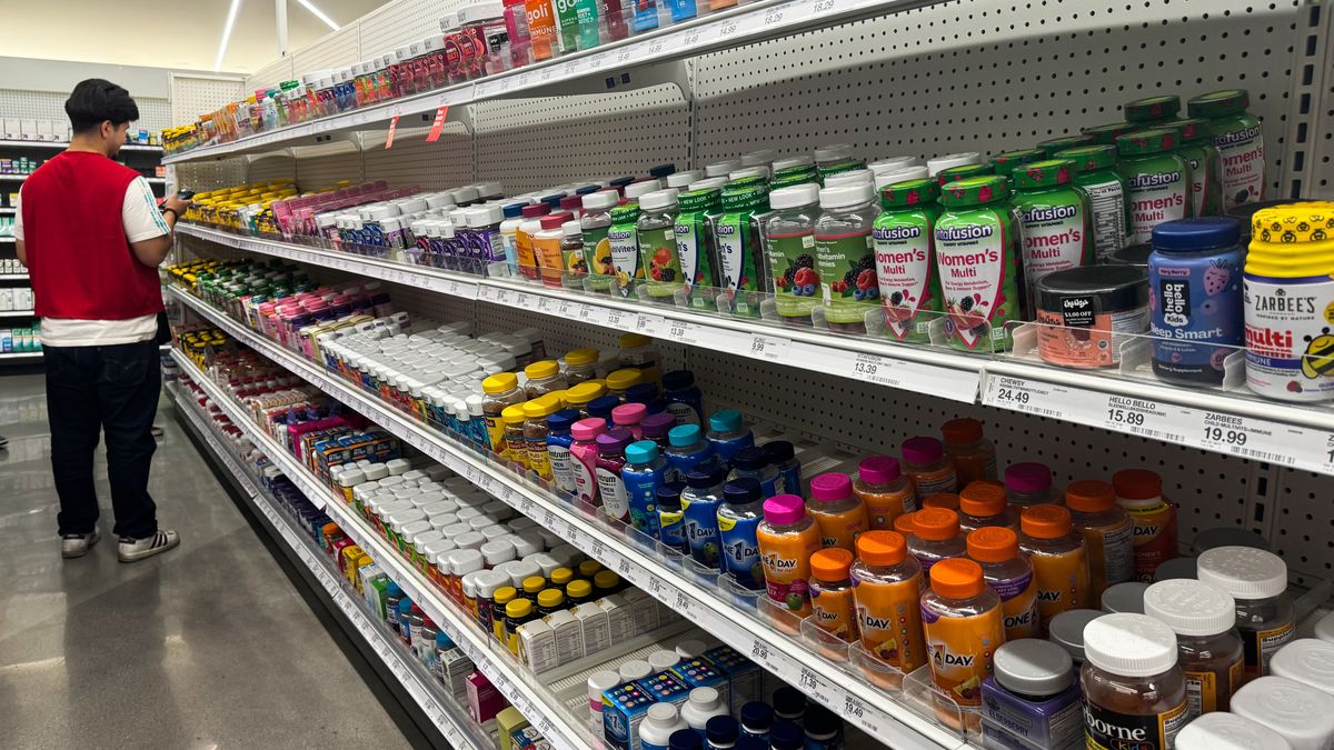 Medicines are seen at the grocery store in Las Vegas, United States on November 17, 2023. (Photo by Jakub Porzycki/NurPhoto via Getty Images)