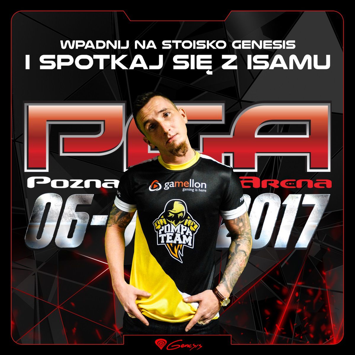 Isamu odwiedzi stoisko Genesis na PGA. Sprawdź atrakcje!