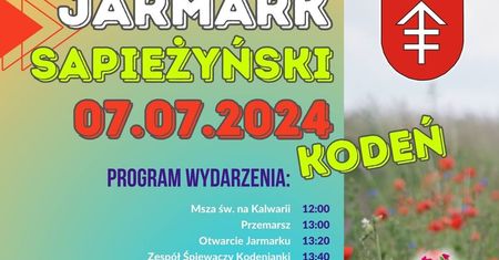 Jarmark Sapieżyński w Kodniu 2024. Wystąpią: Mezo, Pozytywnie albo Wcale i Weź Nie Pytaj [GODZINOWY PROGRAM]