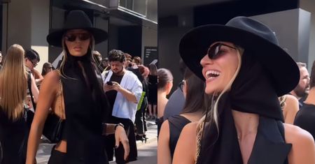 Agata Sieramska cała na czarno bryluje na Tygodniu Mody w Mediolanie (WIDEO)