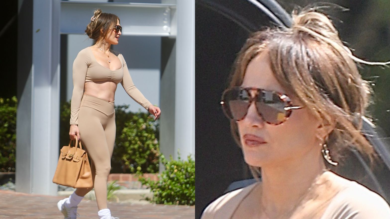 Jennifer Lopez w drodze na siłownię 