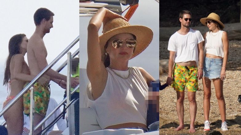 Rajskie wakacje Mirandy Kerr i Evana Spiegela na jachcie za 150 milionów