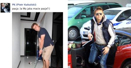 Kukulski gra w golfa w przedpokoju... (FOTO)